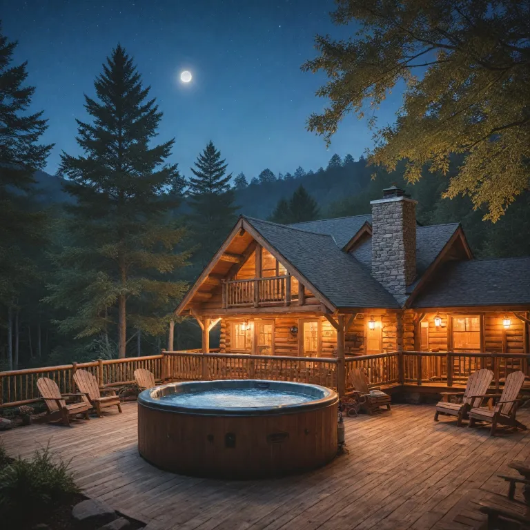 Experience mountain serenity: cabins with jacuzzi in Gatlinburg TN for adults-only escapes